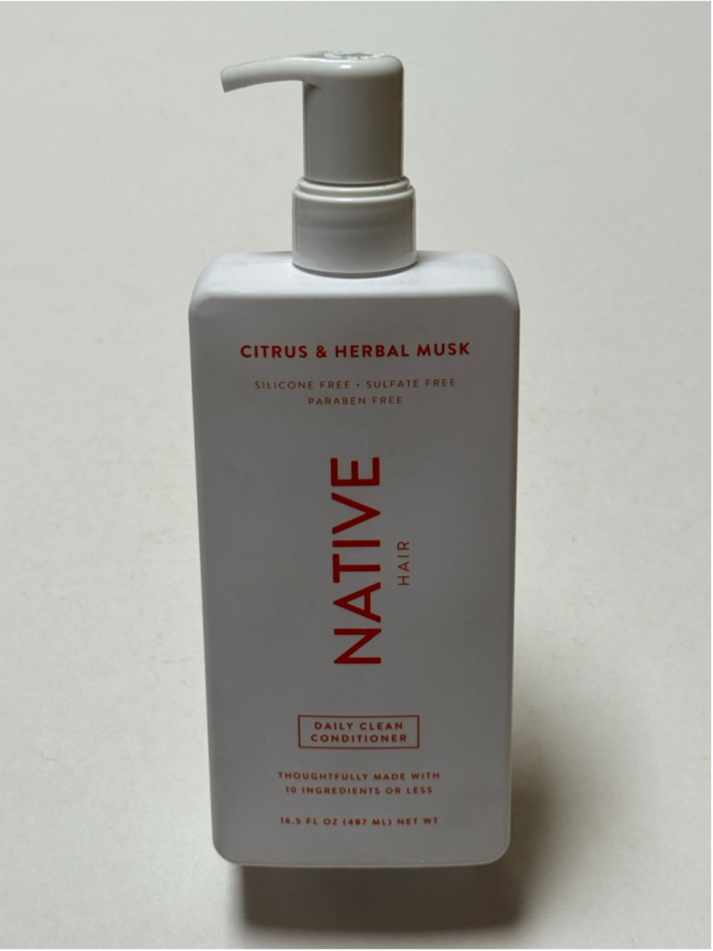 Native Hair Citrus & Herbal Musk Daily Clean Conditioner 16.5 fl oz